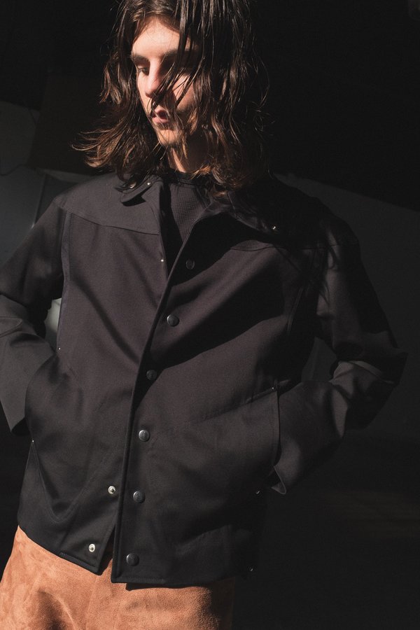 MACKINTOSH 0004　キココスタディノフ　ファイヤーマンコート Mackintosh 0004 Cotton Two Tone Jacket - Black | Garmentory