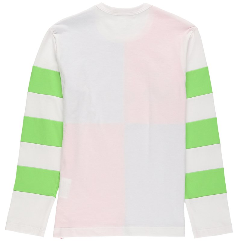 Comme des Garcons SHIRT BOYS Color Block Long Sleeve T-Shirt