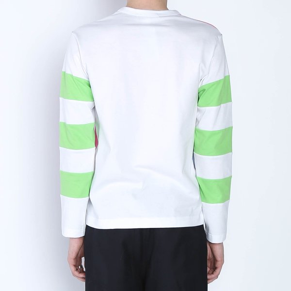 Comme des Garcons SHIRT BOYS Color Block Long Sleeve T-Shirt