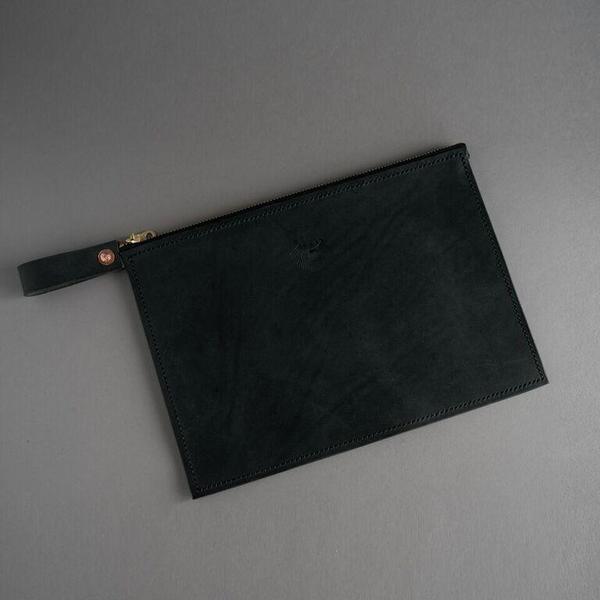 You're My Everything Hand Stitched Drop Clutch - Black You're My Everything Hand Stitched Drop Clutch - Black