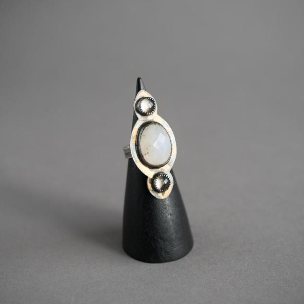 Stray Triple Illumination Ring - Moonstone Stray Triple Illumination Ring - Moonstone