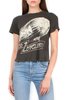 Madeworn Led Zeppelin Glitter Crop Tee - Black Pigment - Thumbnail 1