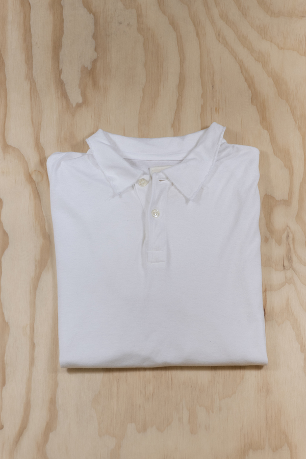 V ROOM SHORT SLEEVE POLO - white V ROOM SHORT SLEEVE POLO - white