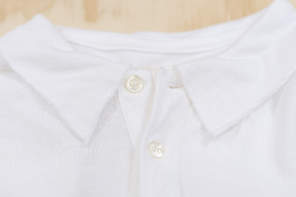 V ROOM SHORT SLEEVE POLO - white V ROOM SHORT SLEEVE POLO - white