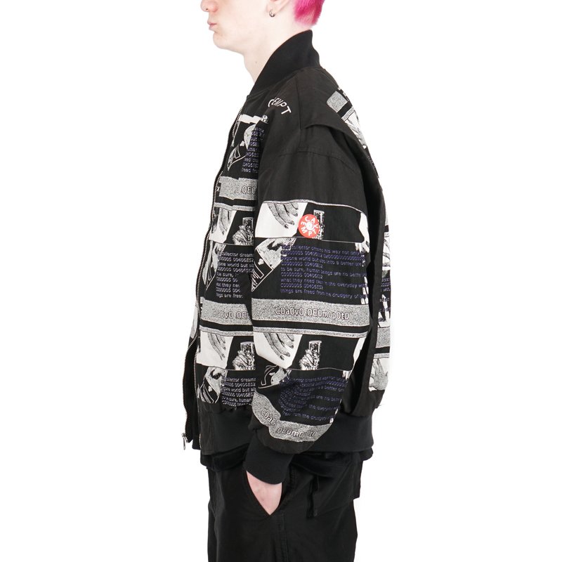 Cav Empt DRUDGERY ZIP JACKET - black | Garmentory 
