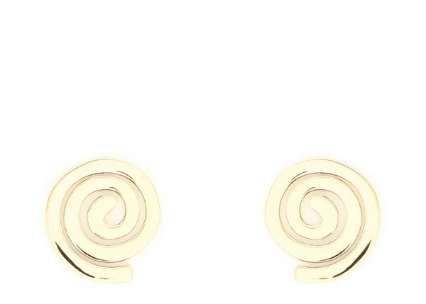 Modern Weaving Petite Coil Studs - Brass Modern Weaving Petite Coil Studs - Brass