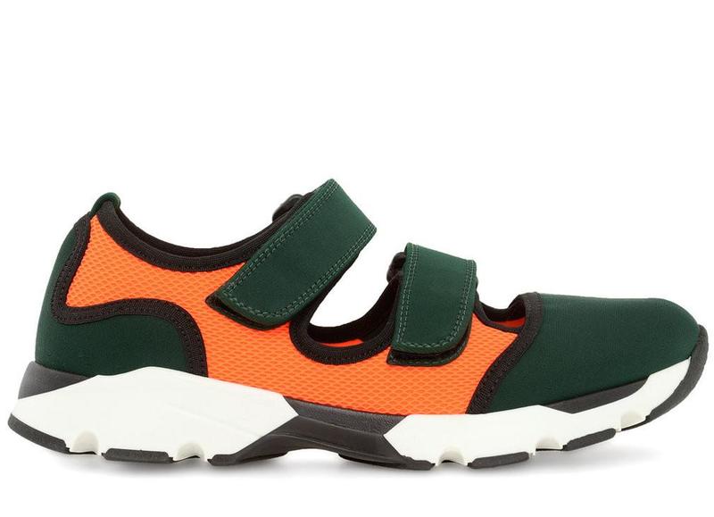 Marni Mary Jane SNEAKER - Pine/Orange | Garmentory