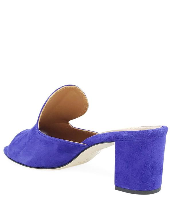 Paris Texas Blue Suede and Leather Sandal Paris Texas Blue Suede and Leather Sandal