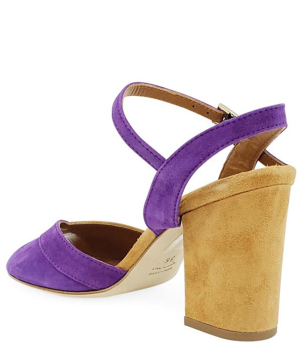 Paris Texas Purple/Tan Sandal Paris Texas Purple/Tan Sandal