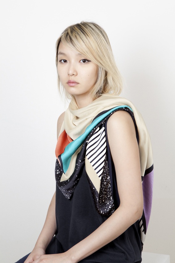 Julie Thevenot SAMSARA SILK SCARF Julie Thevenot SAMSARA SILK SCARF