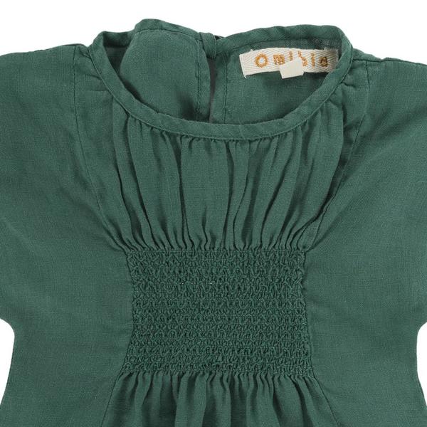 KIDS Omibia Bella Dress - Bottle Green KIDS Omibia Bella Dress - Bottle Green