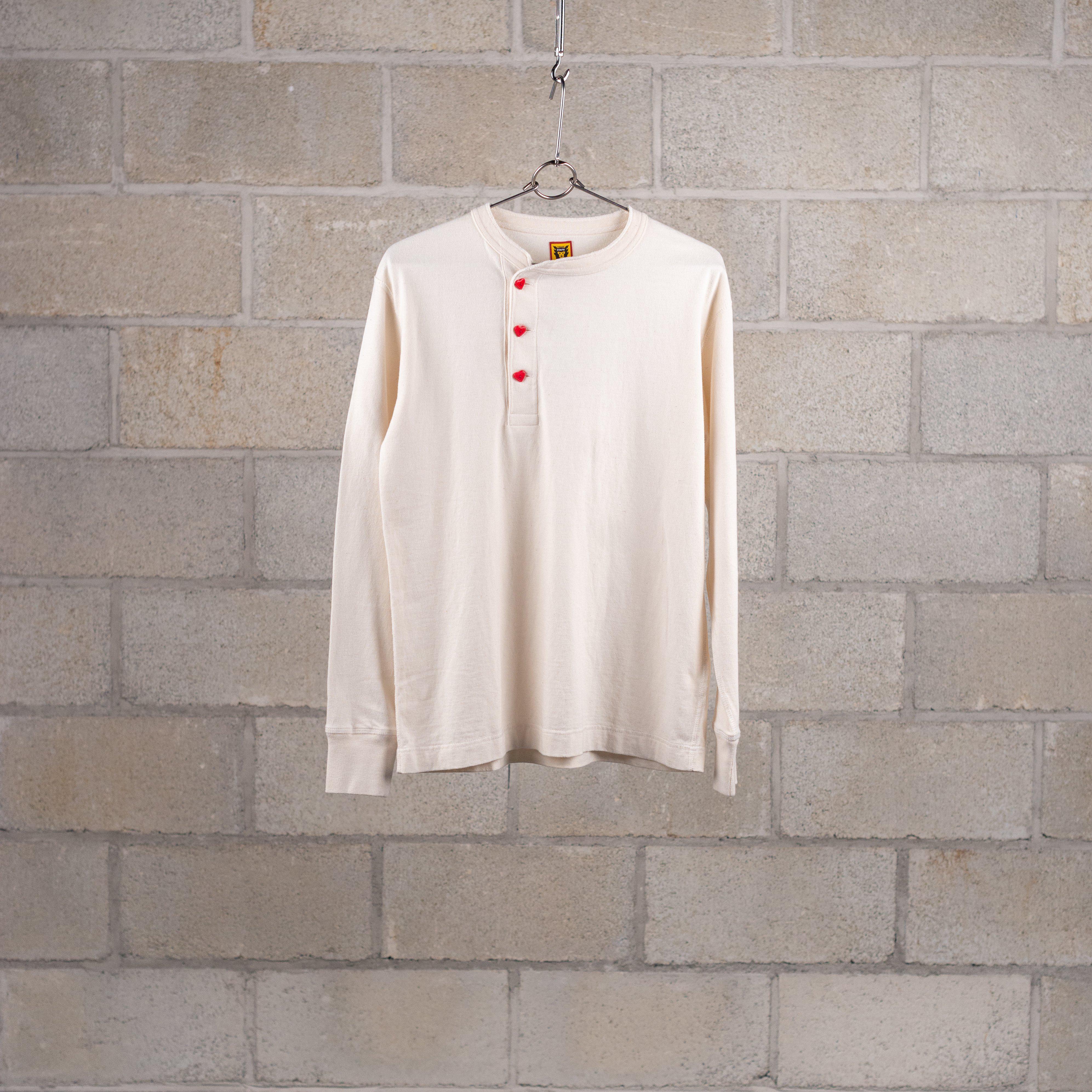 HUMAN MADE PROTOTYPE HENLEY ロンＴVERDY XL Human Made - Henley Neck Long Sleeve T-shirt | HBX