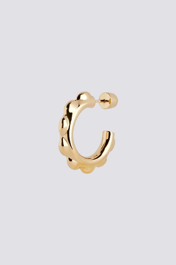 Maria Black Poppy Hoop - Gold Maria Black Poppy Hoop - Gold