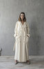 K M by L A N G E OVERSIZE CLASSIC TRENCH COAT - CREAM - Thumbnail 4