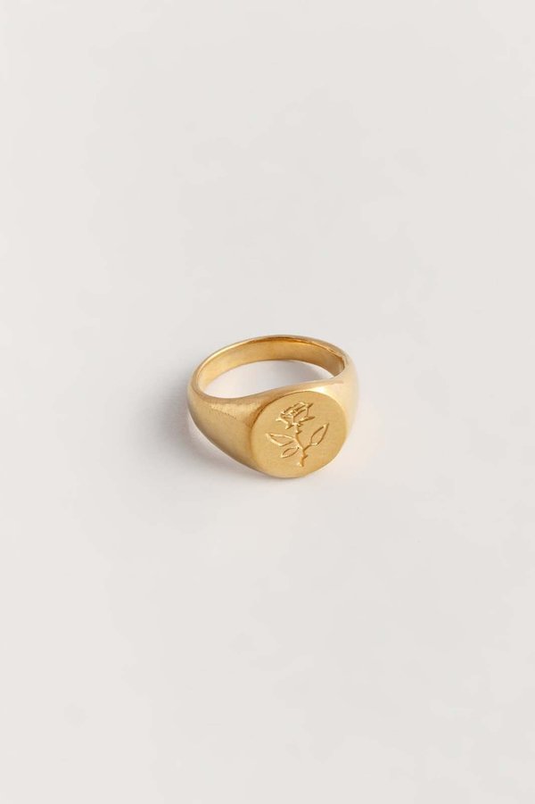 Wolf Circus Rose Signet Ring Wolf Circus Rose Signet Ring