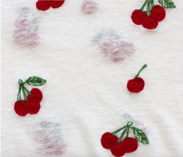 Unisex Banner Day Cherries T Shirt Bone Garmentory