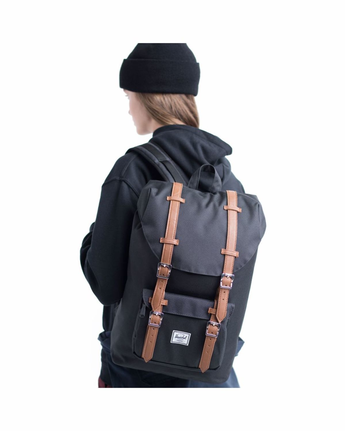 HERSCHEL SUPPLY CO Little America Mid-Volume Black/Tan Garmentory