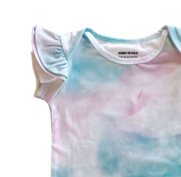 KIDS Romey Loves Lulu Ruffle Short Romper - Cotton Candy KIDS Romey Loves Lulu Ruffle Short Romper - Cotton Candy