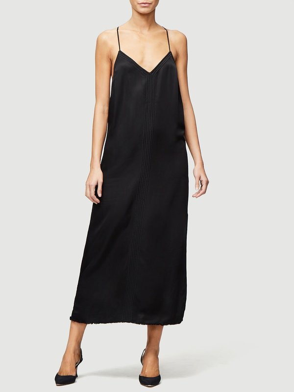 Frame Denim Mini Slip Dress - Noir Frame Denim Mini Slip Dress - Noir