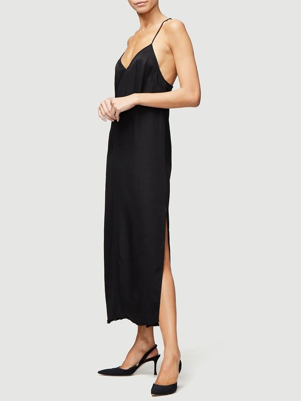 Frame Denim Mini Slip Dress - Noir Frame Denim Mini Slip Dress - Noir