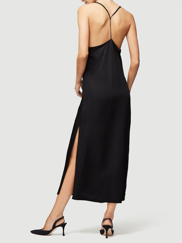 Frame Denim Mini Slip Dress - Noir Frame Denim Mini Slip Dress - Noir