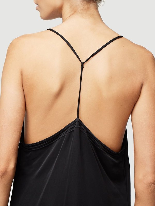 Frame Denim Mini Slip Dress - Noir Frame Denim Mini Slip Dress - Noir
