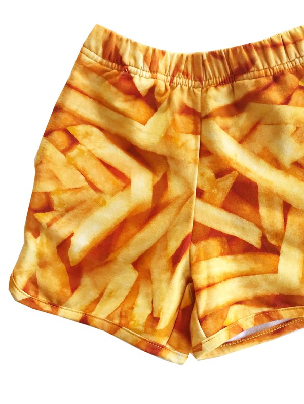 KIDS Romey Loves Lulu Shorts - Fries KIDS Romey Loves Lulu Shorts - Fries