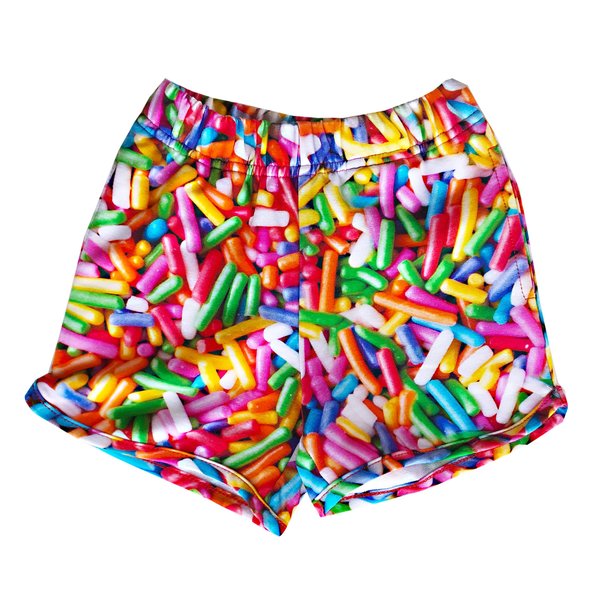KIDS Romey Loves Lulu Shorts - Rainbow Sprinkles KIDS Romey Loves Lulu Shorts - Rainbow Sprinkles