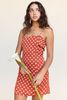 BETWEEN TEN Maria Mini Dress - Red Polka - Thumbnail 1