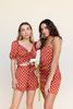BETWEEN TEN Maria Mini Dress - Red Polka - Thumbnail 6