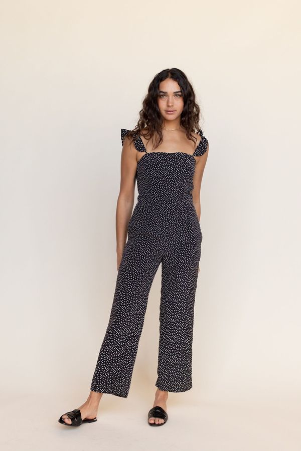 BETWEEN TEN Piper Jumpsuit - Black Floral BETWEEN TEN Piper Jumpsuit - Black Floral