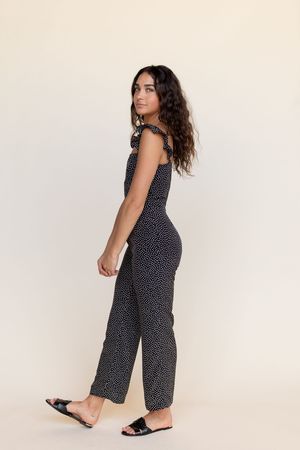 BETWEEN TEN Piper Jumpsuit - Black Floral BETWEEN TEN Piper Jumpsuit - Black Floral