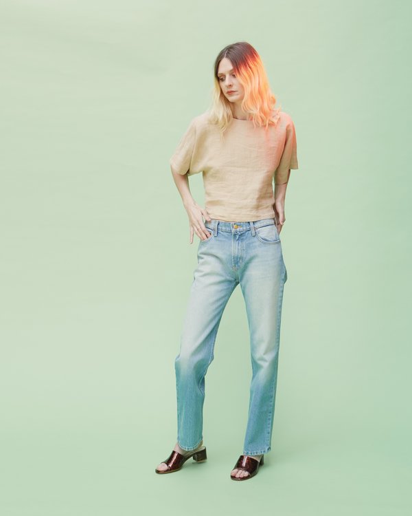 B Sides Arts Straight Rigid Jean - Hannah Wash B Sides Arts Straight Rigid Jean - Hannah Wash