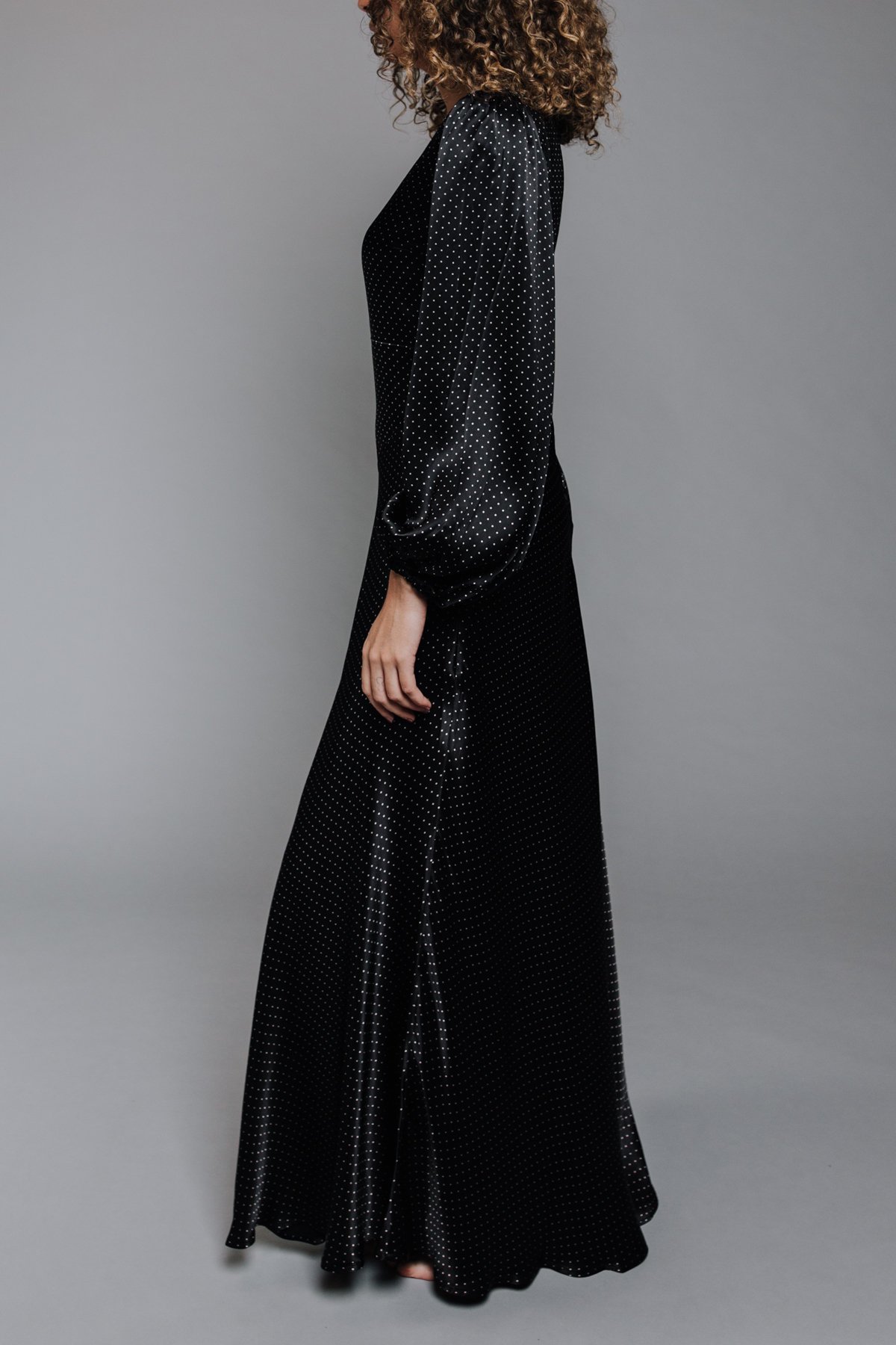 ganni heavy satin twist dress Ganni Heavy Satin Slip Dress