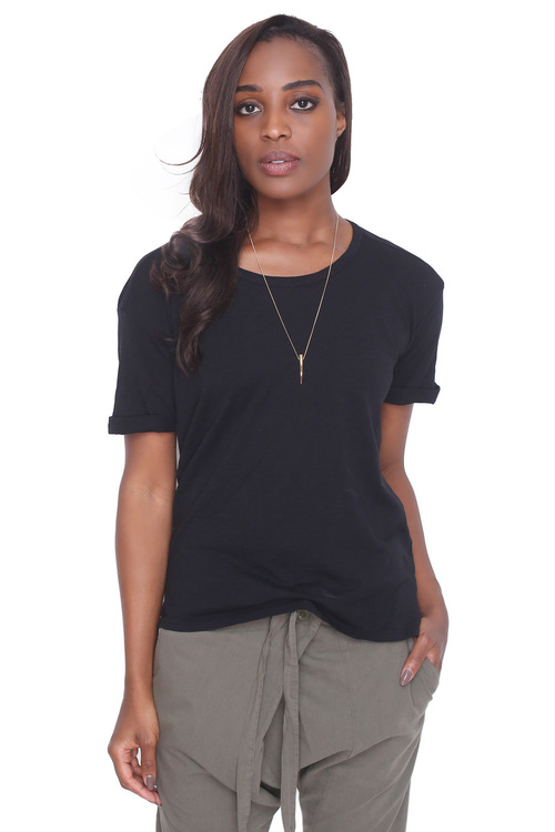 Pharaoh Boyfriend Tee in Black Pharaoh Boyfriend Tee in Black