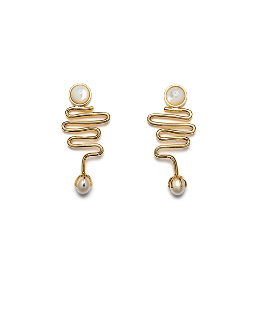 Lizzie Fortunato Wave Earrings Lizzie Fortunato Wave Earrings