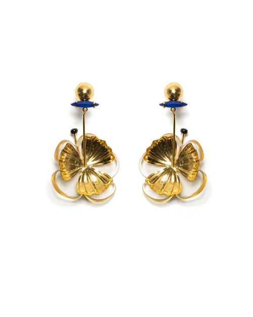 Lizzie Fortunato Tahitian Flower Earrings Lizzie Fortunato Tahitian Flower Earrings