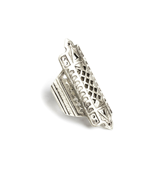 A Peace Treaty Bikku Ring in Silver A Peace Treaty Bikku Ring in Silver
