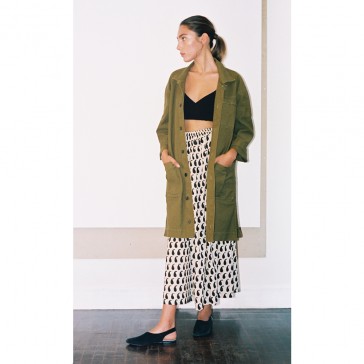 pari desai reed cotton canvas jacket Avocado pari desai reed cotton canvas jacket Avocado