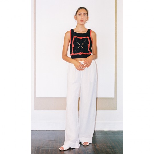 Pari Desai sahar linen pant White Pari Desai sahar linen pant White