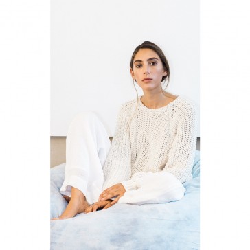 Pari Desai sahar linen pant White Pari Desai sahar linen pant White