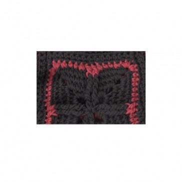 Pari Desai luna hand-crochet vest Black/Lava Pari Desai luna hand-crochet vest Black/Lava