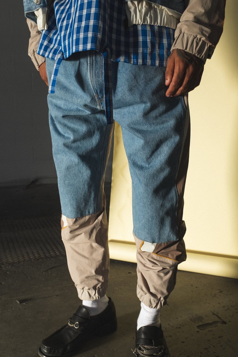 Martine Rose Track Pants - Hybrid Light Denim | Garmentory