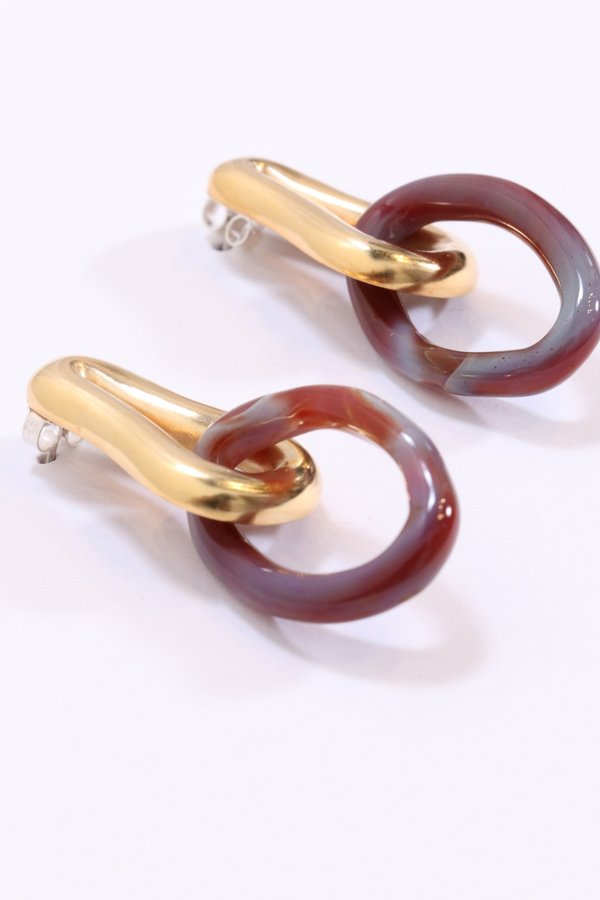 Leigh Miller Small Lava Earrings - Gold Leigh Miller Small Lava Earrings - Gold