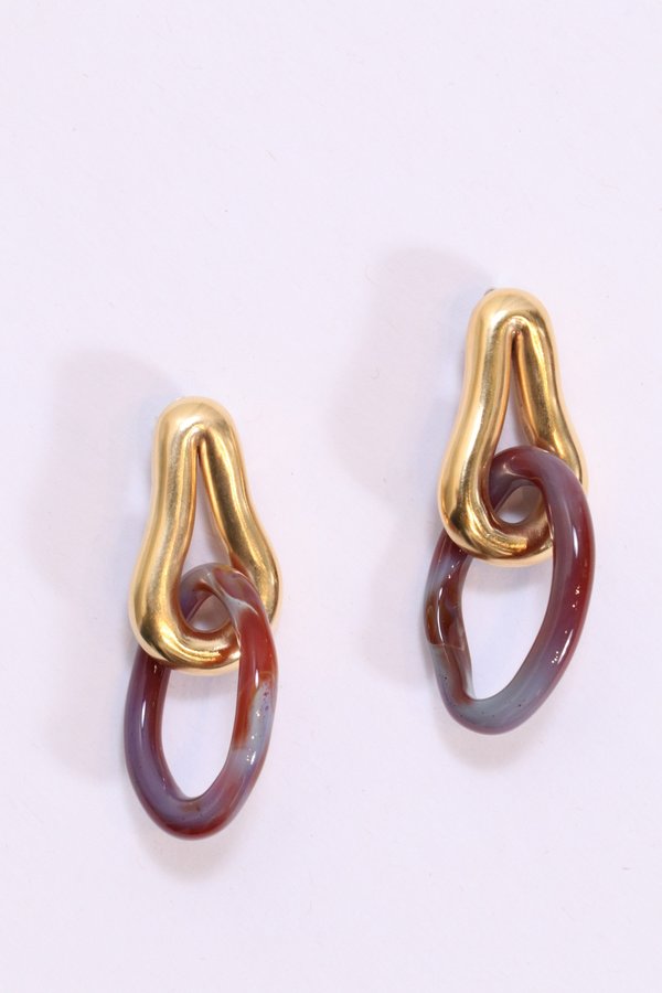 Leigh Miller Small Lava Earrings - Gold Leigh Miller Small Lava Earrings - Gold