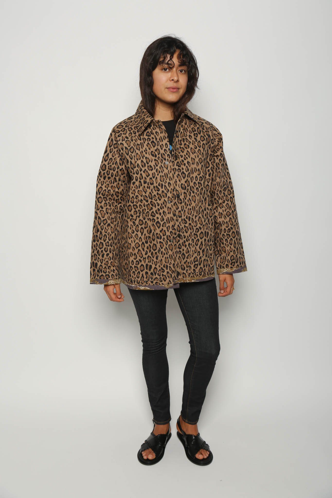 Needles Reversible Cotton Field Jacket - Leopard/Tiger Camo