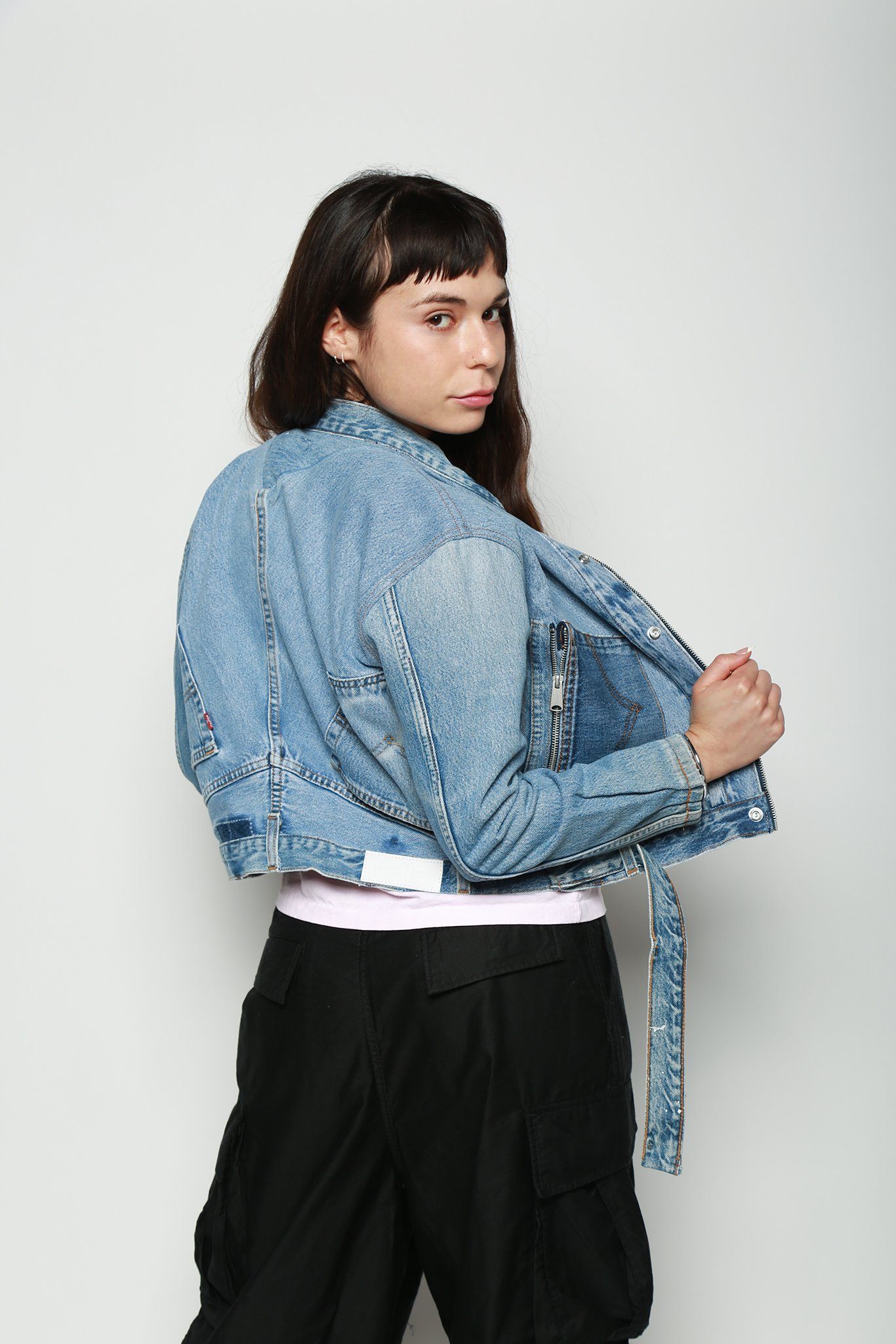Denim Bomber Jacket - Indigo | Garmentory