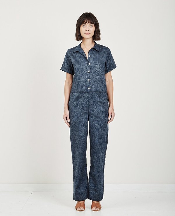 Naked & Famous JUMPSUIT - DOUBLE JACQUARD TROPICAL Naked & Famous JUMPSUIT - DOUBLE JACQUARD TROPICAL
