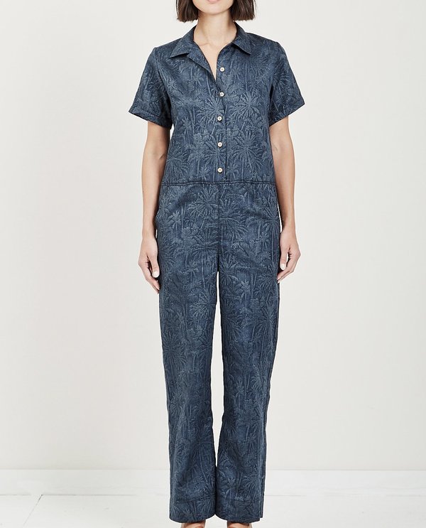 Naked & Famous JUMPSUIT - DOUBLE JACQUARD TROPICAL Naked & Famous JUMPSUIT - DOUBLE JACQUARD TROPICAL
