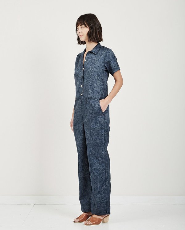 Naked & Famous JUMPSUIT - DOUBLE JACQUARD TROPICAL Naked & Famous JUMPSUIT - DOUBLE JACQUARD TROPICAL